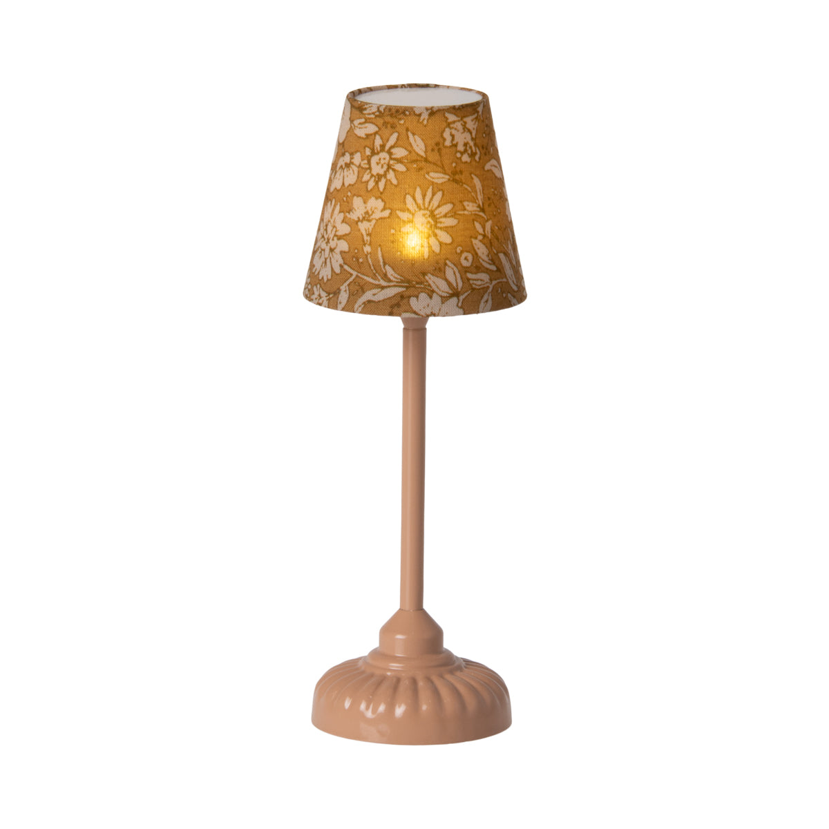 Maileg Vintage Floor Lamp, Small - Dark Powder.