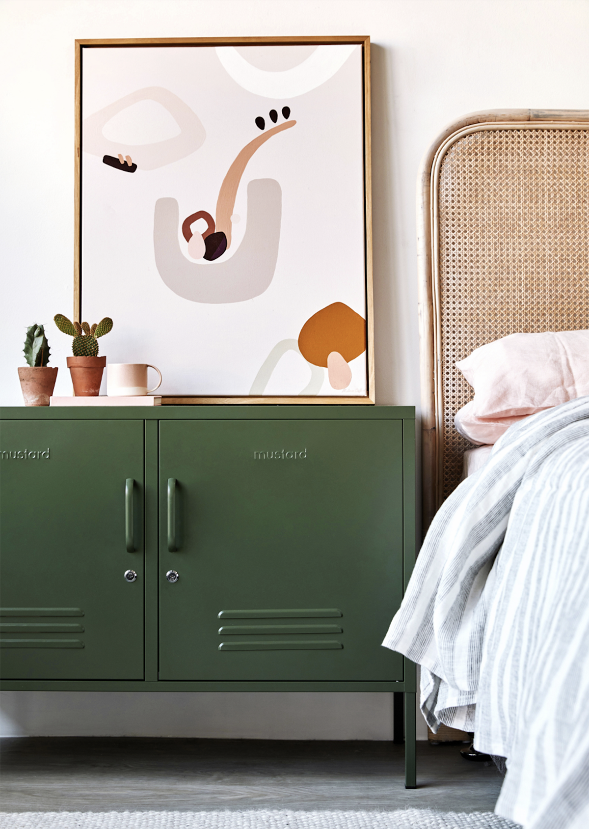 Mustard Made Midi Locker - Olive.