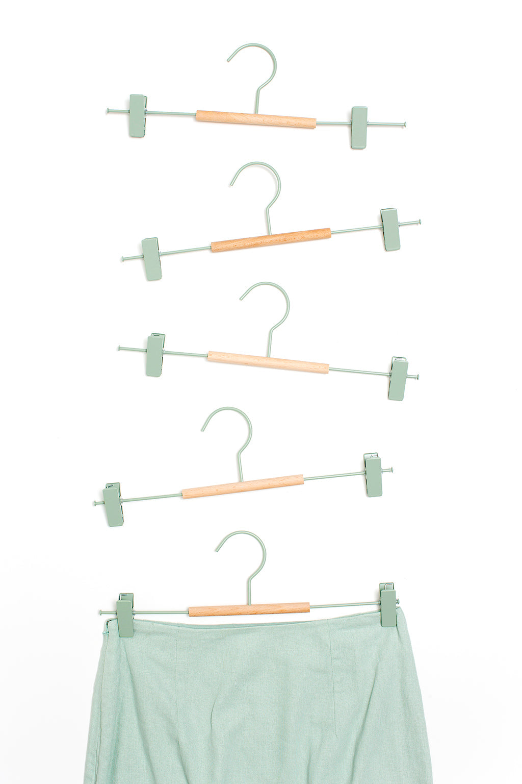 Mustard Made Adult Clip Hangers - Sage.