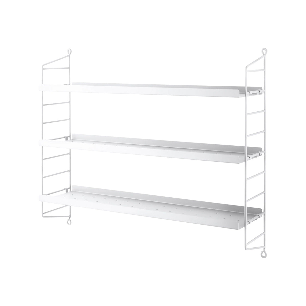 String Pocket Metal Shelf - White.