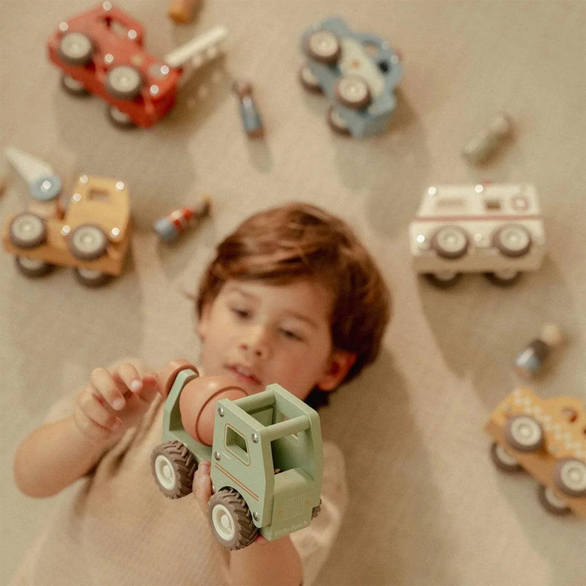 Little Dutch Wooden Cement Truck
