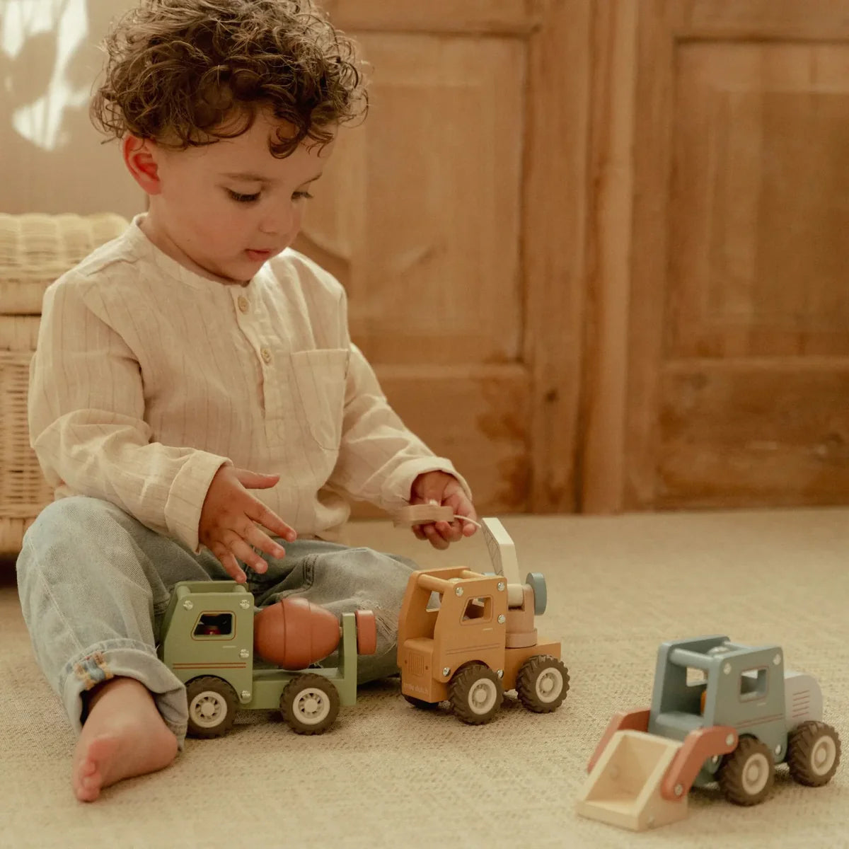 Little Dutch Wooden Cement Truck