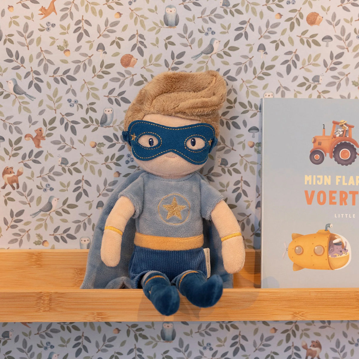 Little Dutch Cuddle Doll Superhero Jim - 35cm