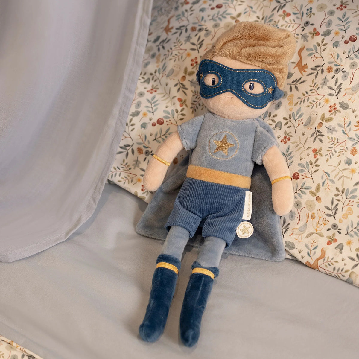 Little Dutch Cuddle Doll Superhero Jim - 35cm