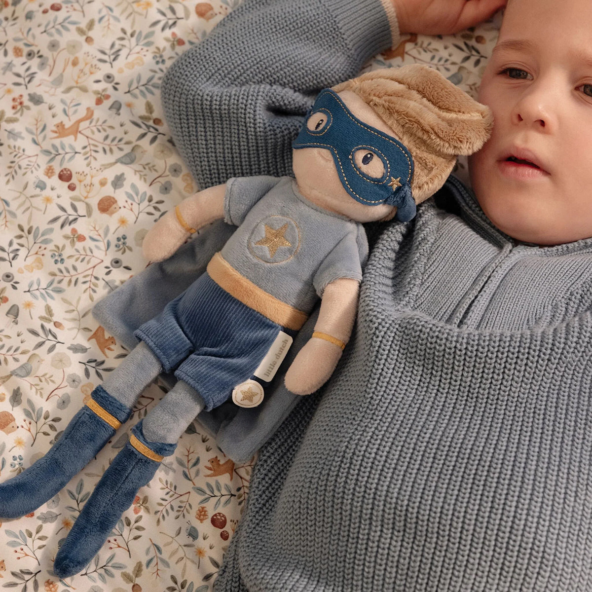Little Dutch Cuddle Doll Superhero Jim - 35cm