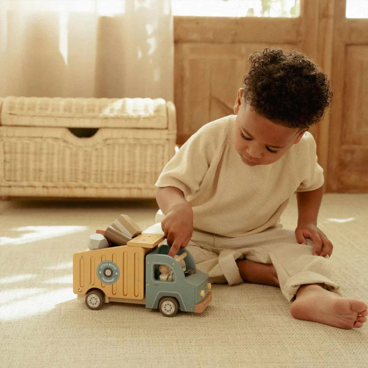 Little Dutch Wooden Dump Truck