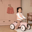 Little Dutch Retro Roller Ride On Car - Pink Flowers