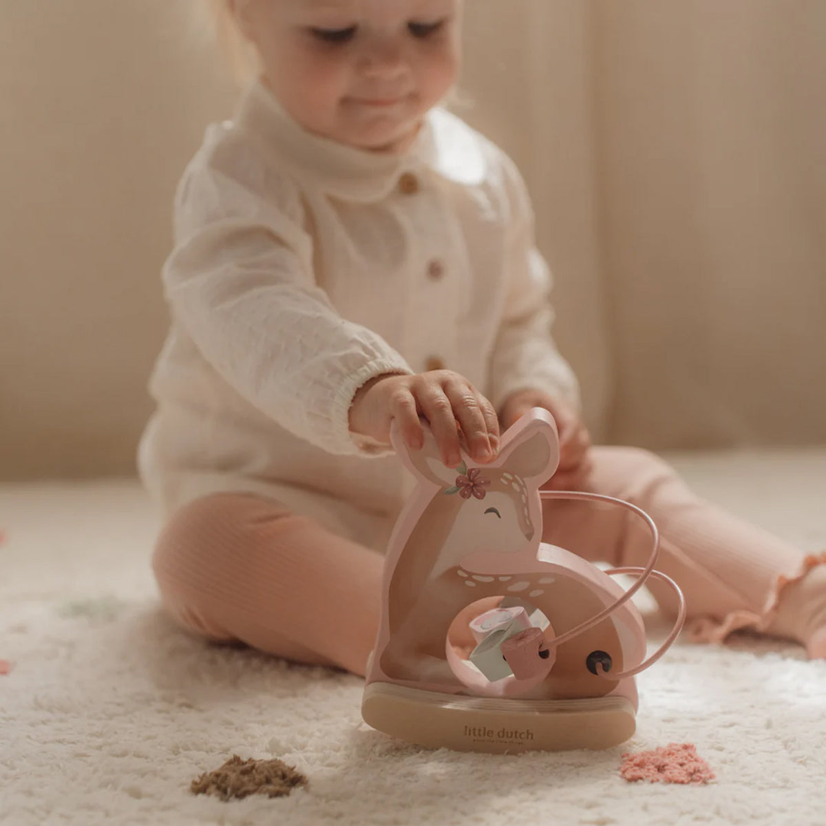 Little Dutch Rocking Activity Deer - Fairy Garden