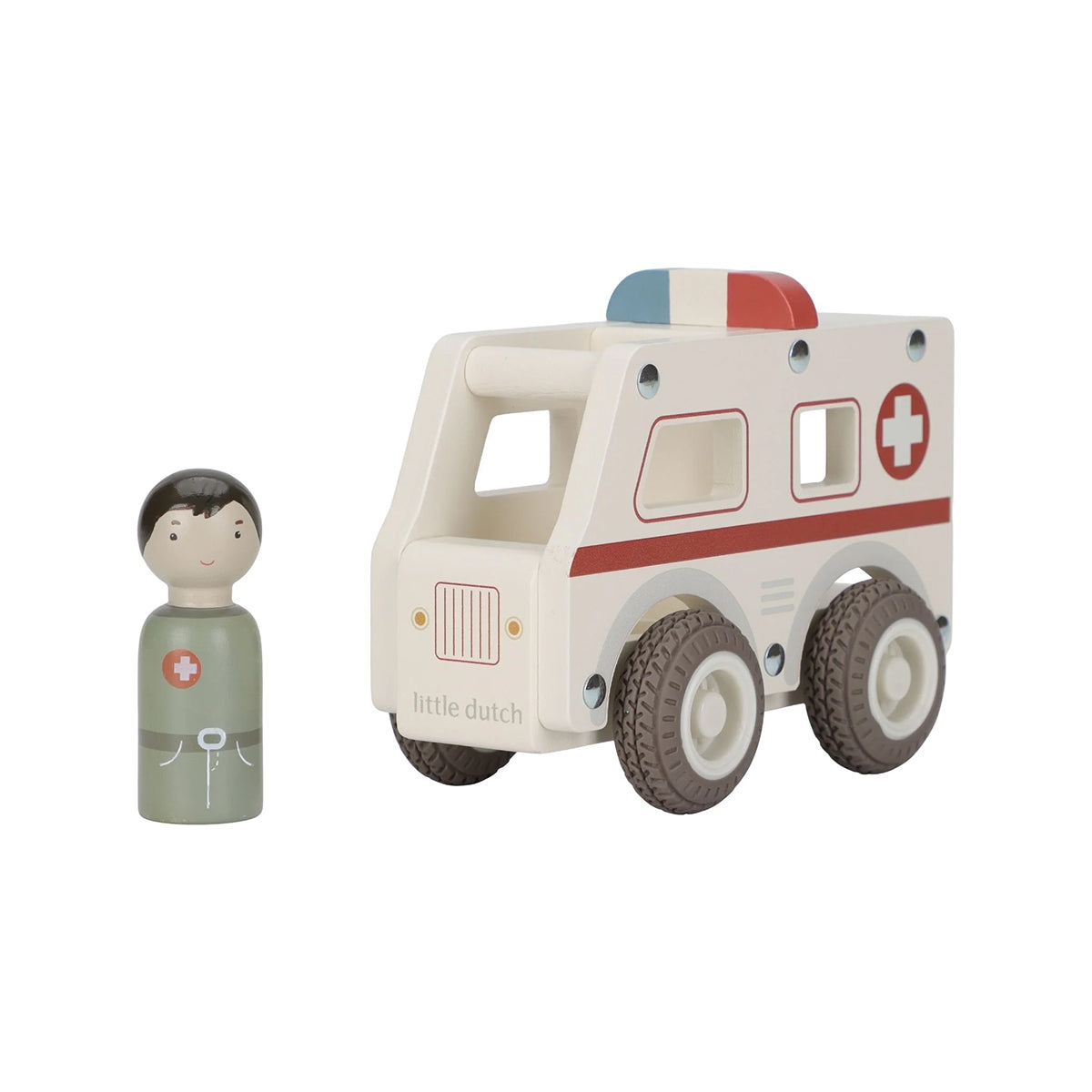 Little Dutch Wooden Ambulance