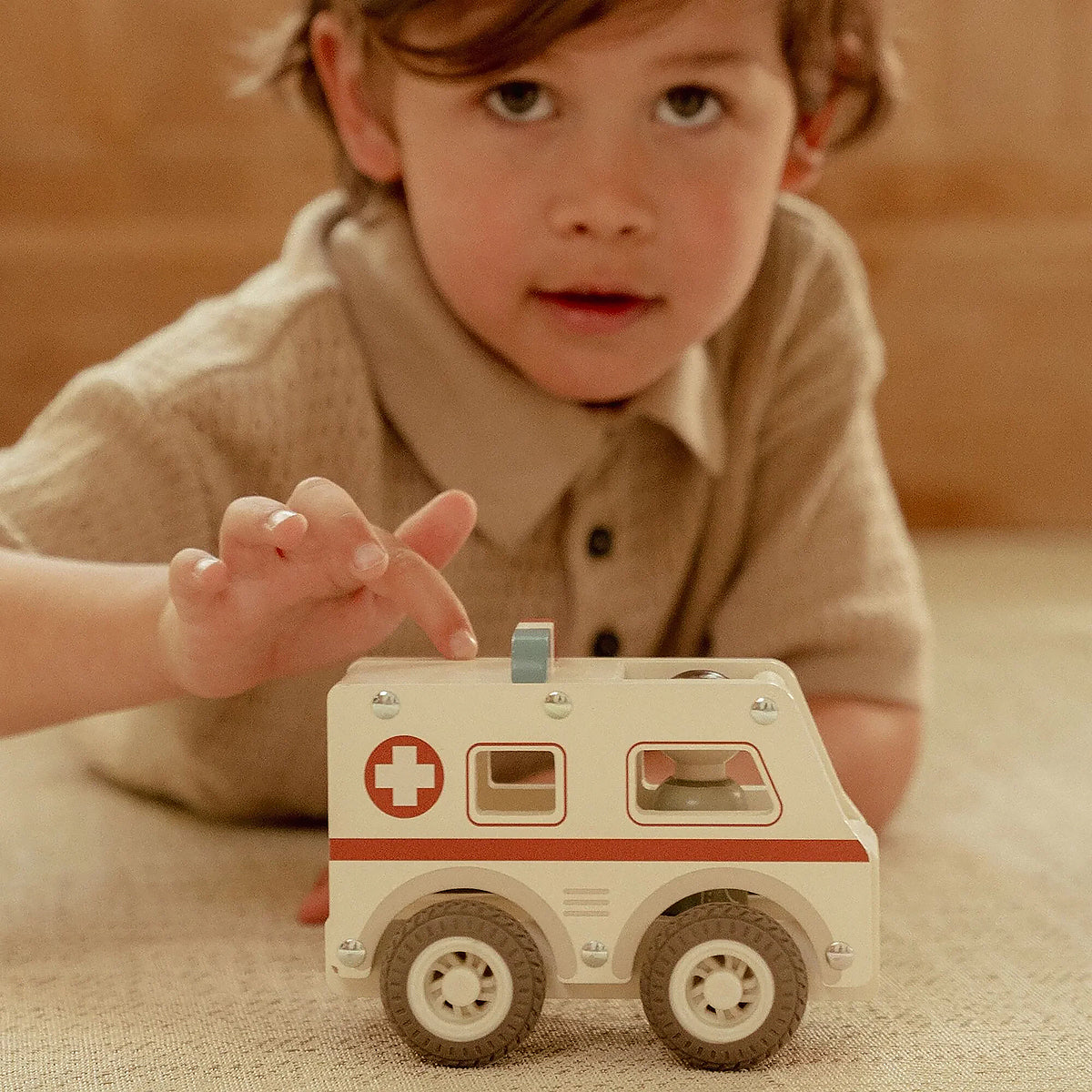 Little Dutch Wooden Ambulance