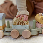 Little Dutch Wooden Block Train - Safari Friends