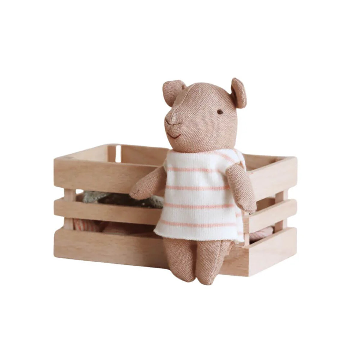 Maileg pig, Baby in Box - Girl