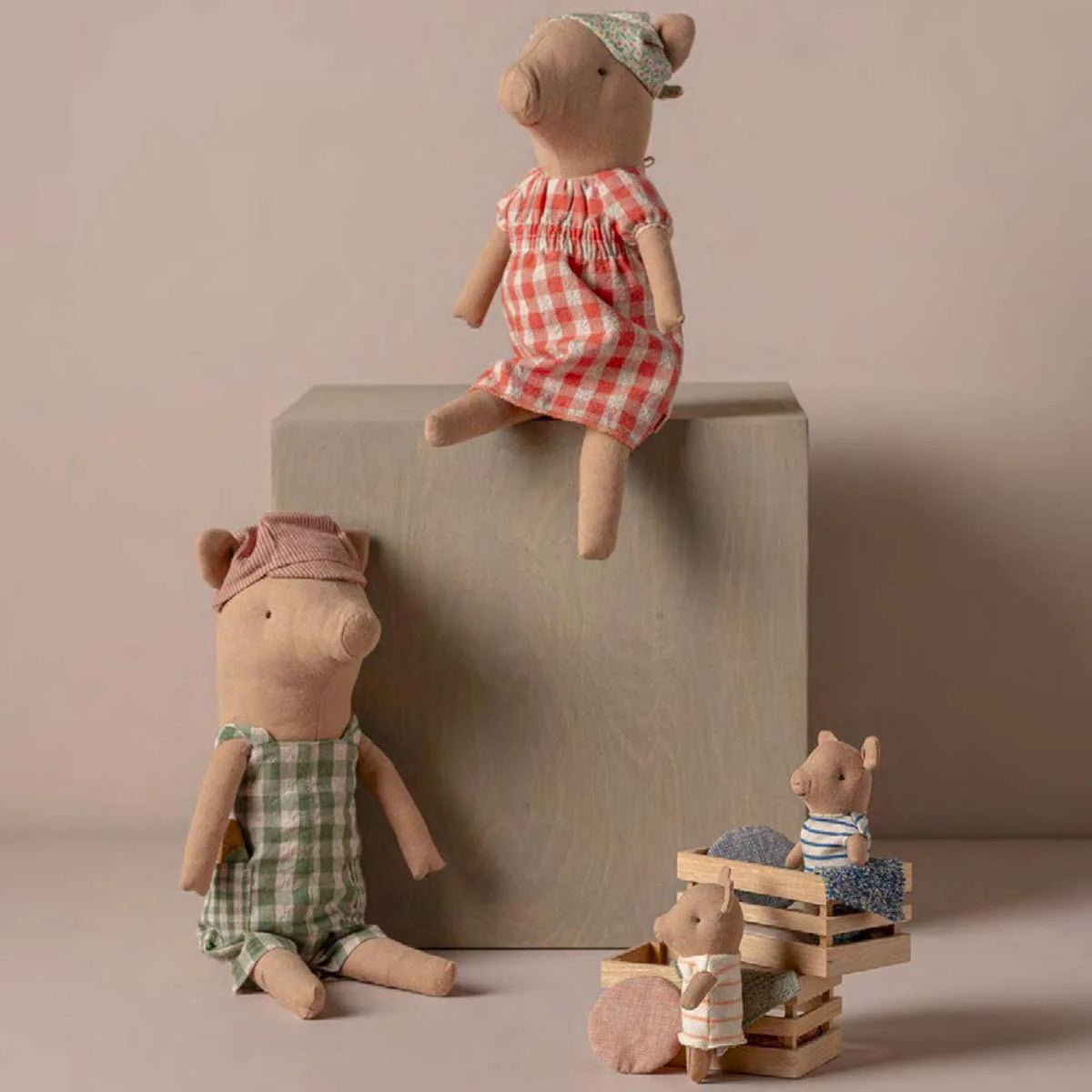 Maileg pig, Baby in Box - Boy