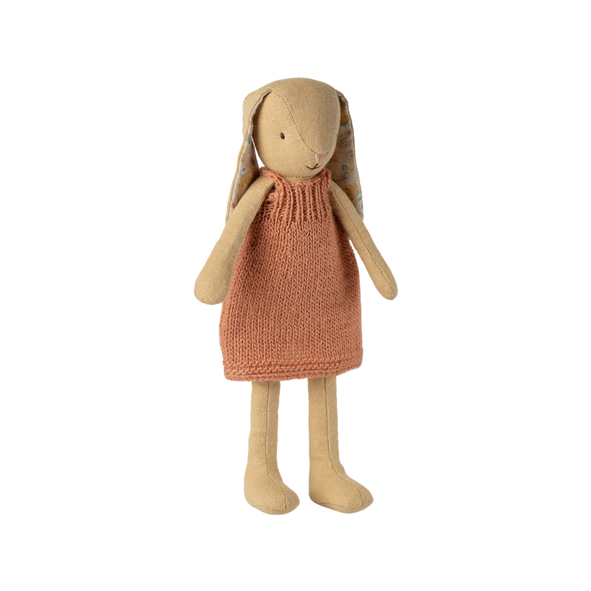 Maileg Bunny Size 2, Cream Yellow - Knitted Dress