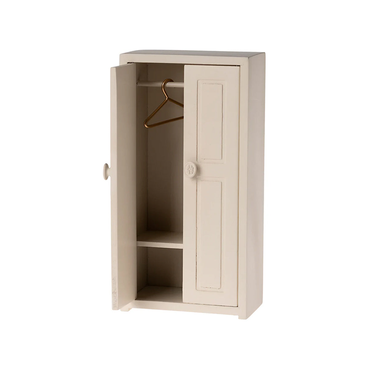 Maileg Wooden Closet, Mouse - Cream
