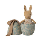 Maileg Easter Egg with Micro Rabbit, Small - Dusty Blue