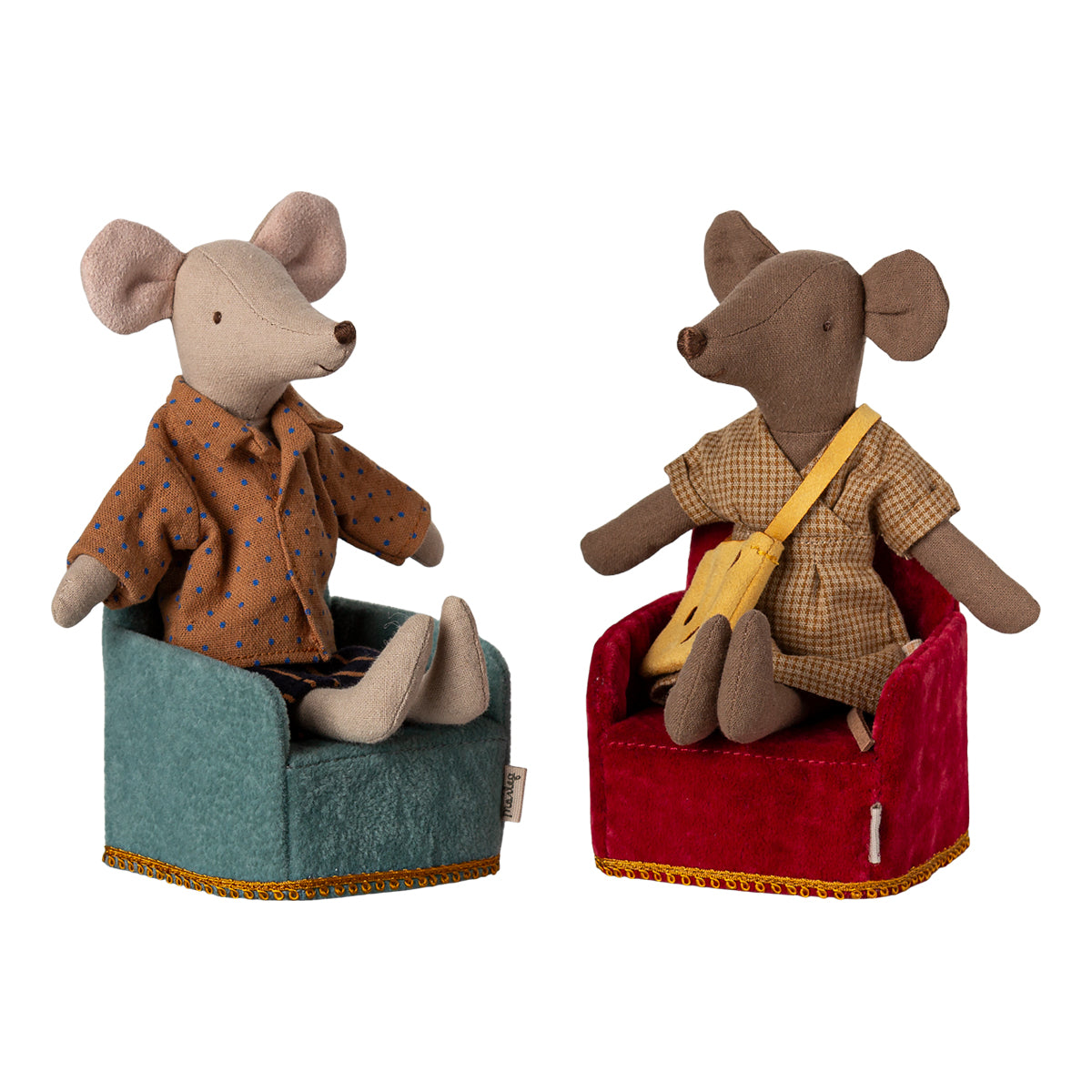 Maileg Folding Chair, Mouse - Mint