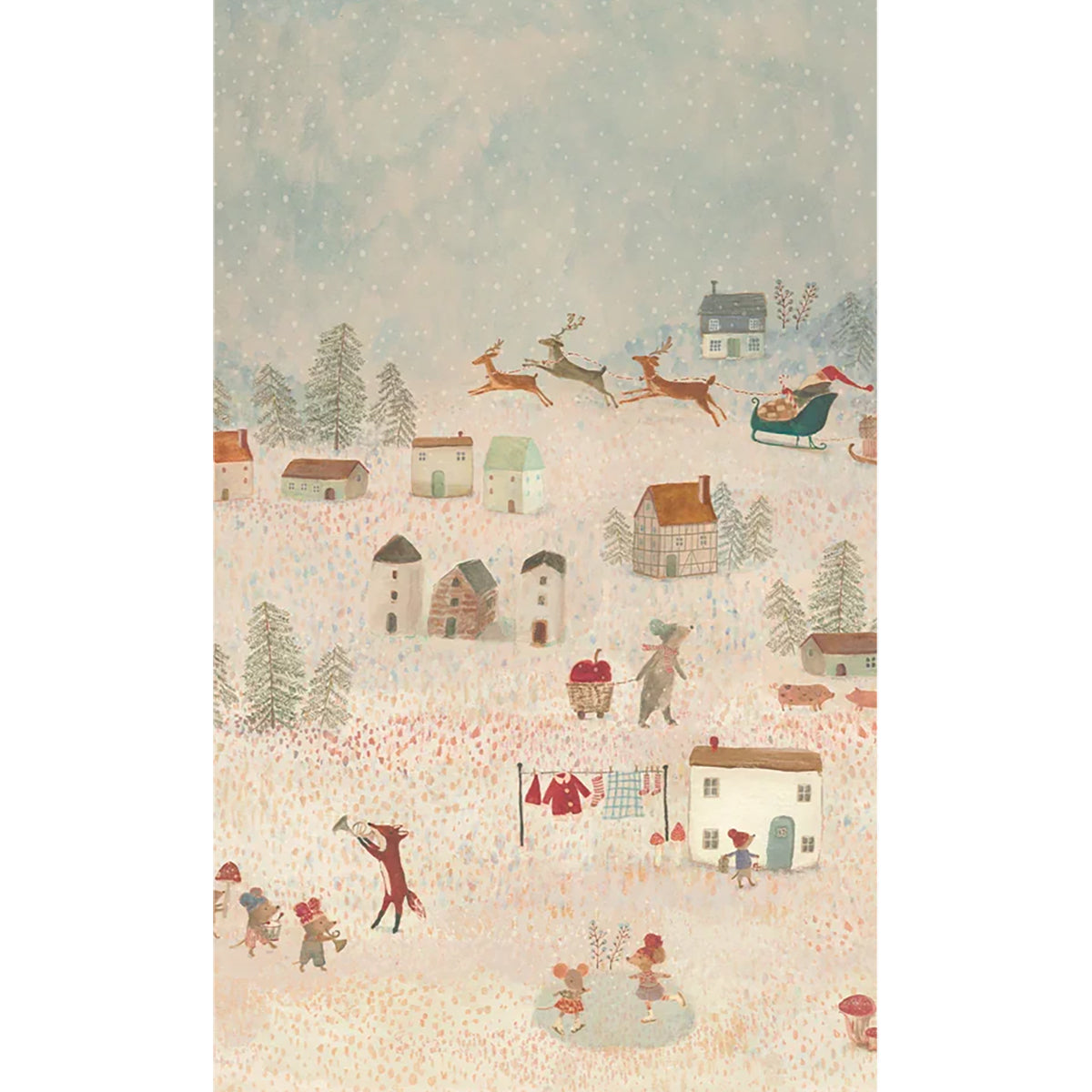 Maileg Gift Wrap Roll - Santa is Coming