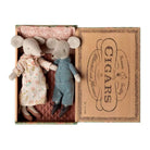 Maileg Grandma & Grandpa Mice in Cigarbox
