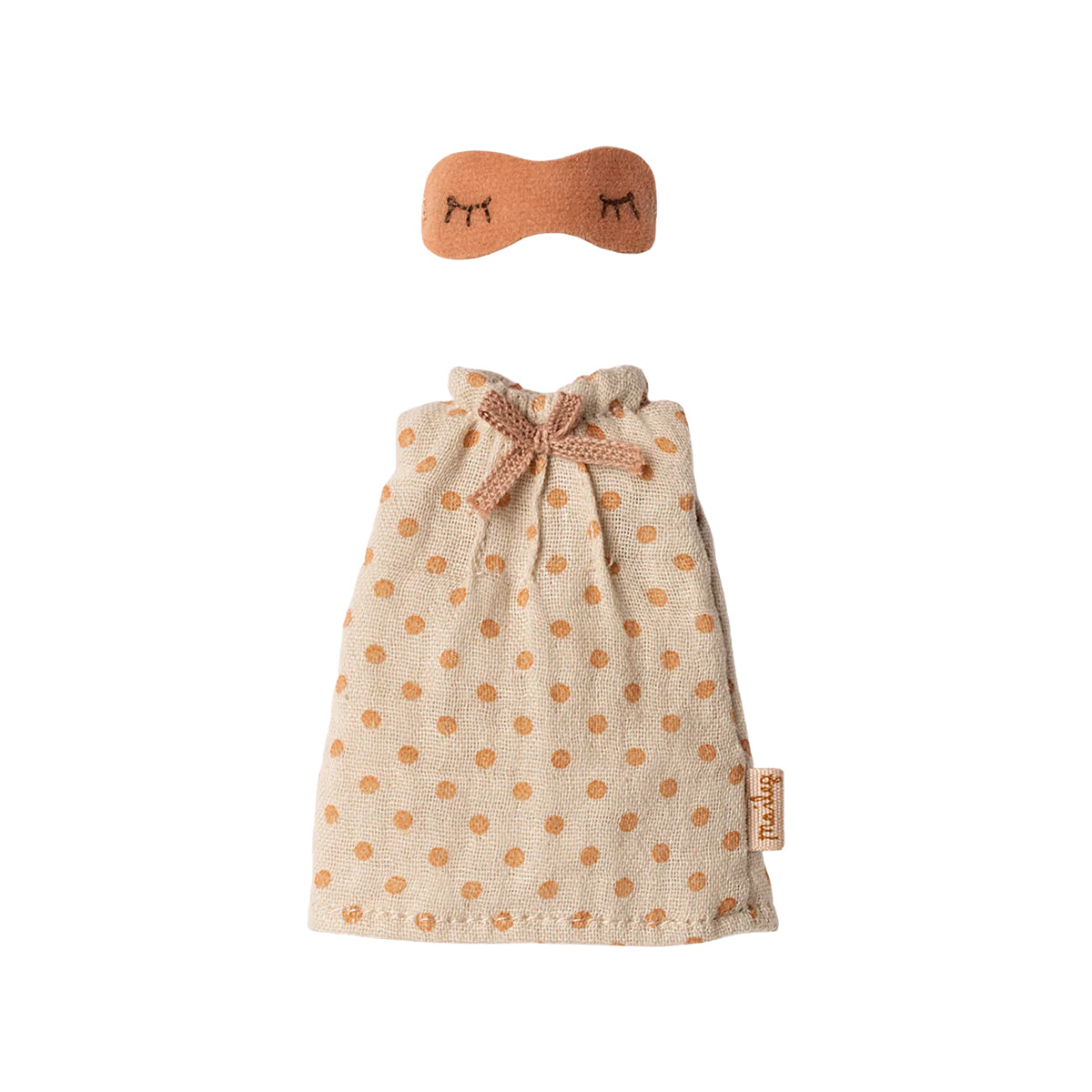 Maileg Nightgown, Mum Mouse - Light Grey