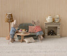 Maileg Oval Dining Table, Mouse - Nature