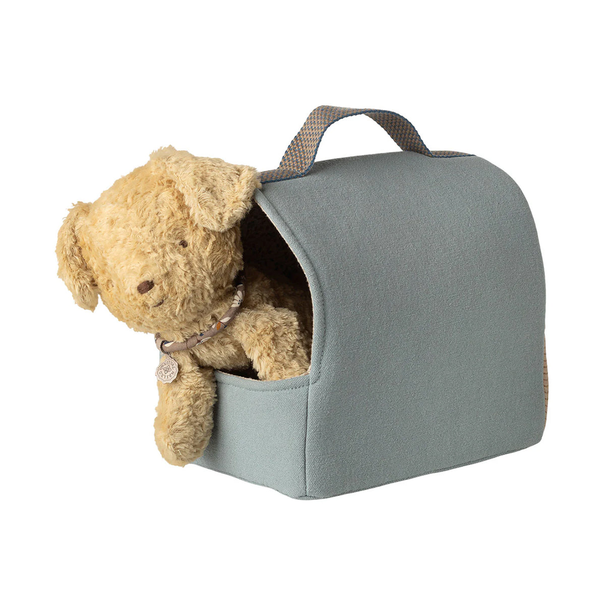 Maileg Pet Carrier - Dusty Blue