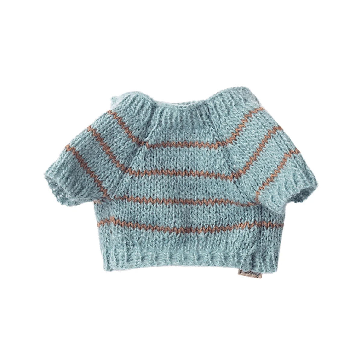 Maileg Puppy Supply, Small, Knitted Sweater - Dusty Blue