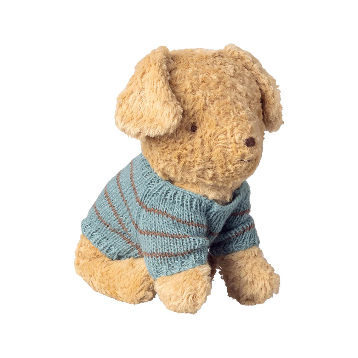 Maileg Puppy Supply, Small, Knitted Sweater - Dusty Blue