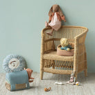 Maileg Puppy Supply, Small, Knitted Sweater - Dusty Blue