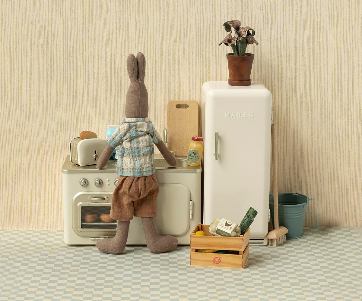 Maileg Rabbit Size 2, Brown - Shirt and Shorts