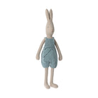 Maileg Rabbit With Knitted Overalls Size 4