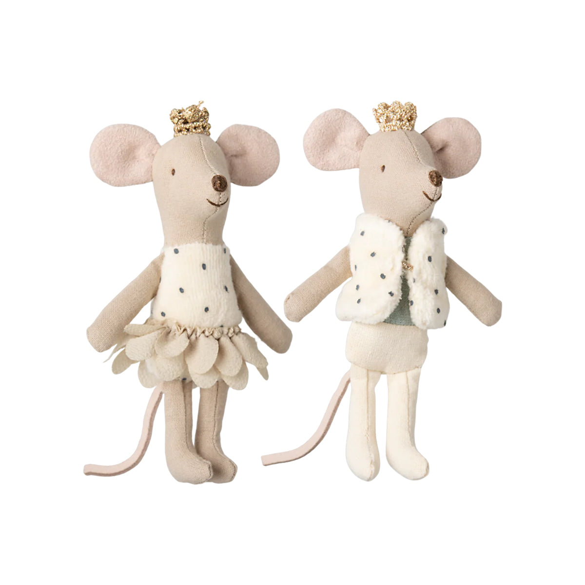 Maileg Royal Twins Mice, Little Sister and Brother in Matchbox