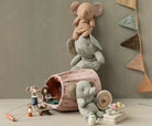 Maileg Safari Friends Elephant, Medium - Iron Grey
