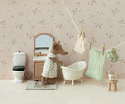 Maileg Sink Dresser with Mirror, Mouse - Dark Powder