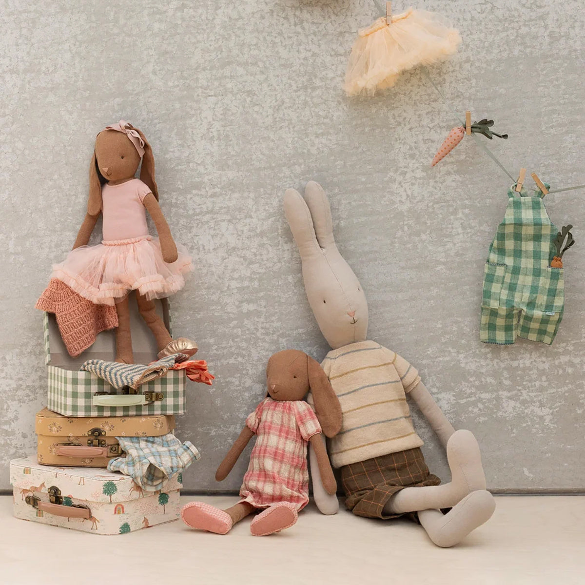 Maileg Bunny Size 3, Chocolate Brown - Dress