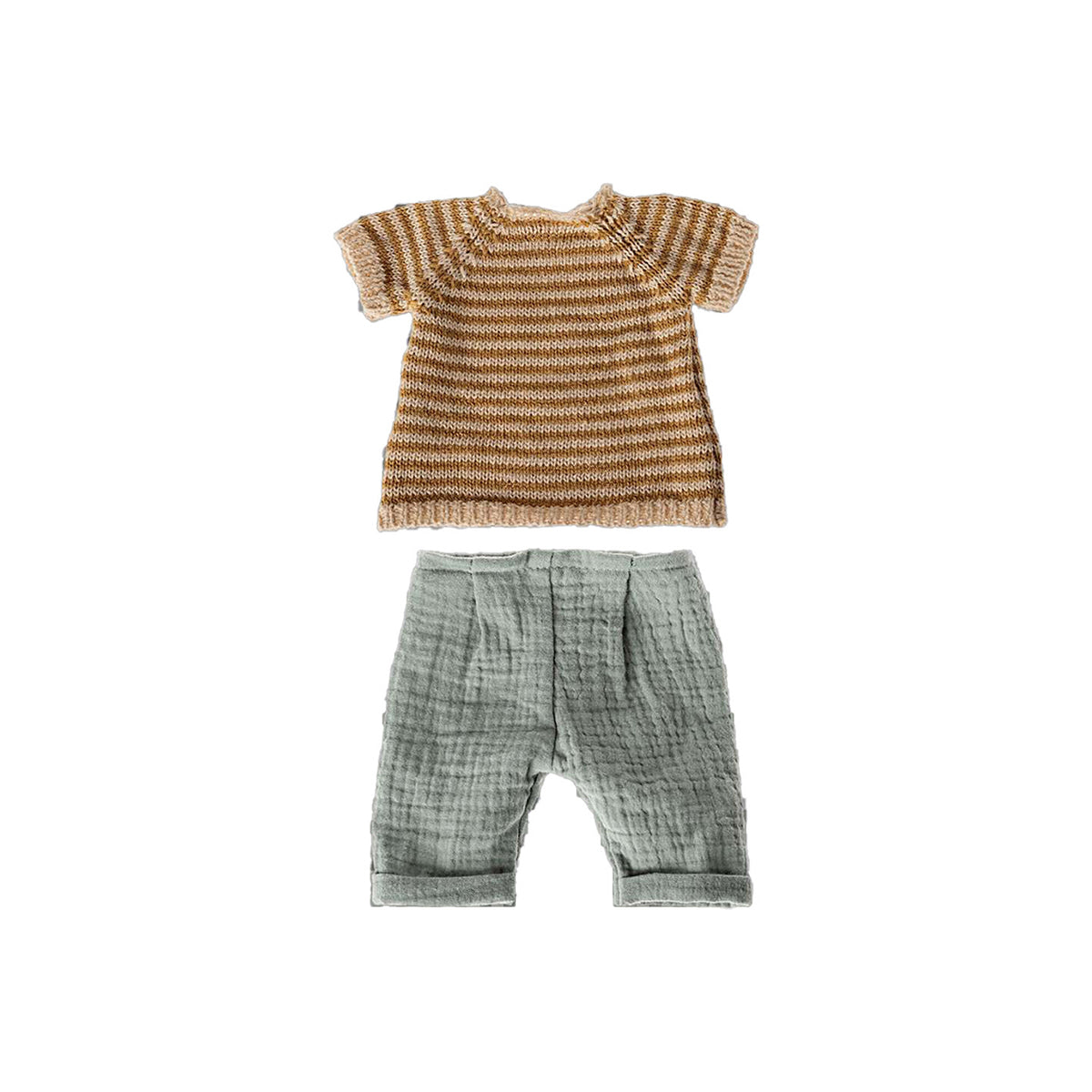 Maileg Rabbit Size 3 - Clssic - Knitted Shirt and Shorts