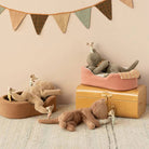 Maileg Sleeping Kitten Plush, Small - Grey