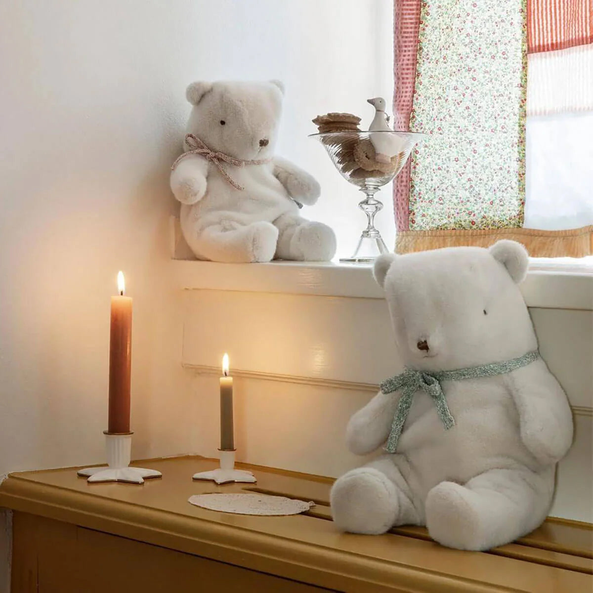 Maileg Teddy Plush, Medium - Off White