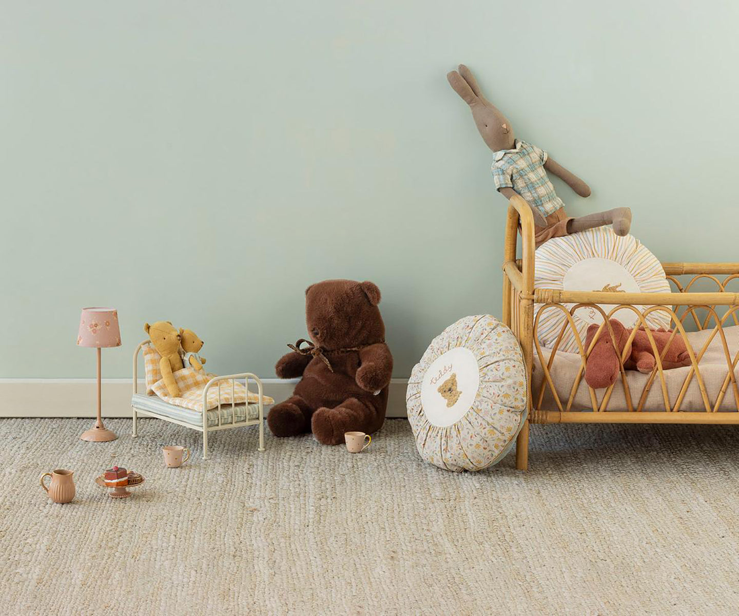 Maileg Teddy Bear Plush, Medium - Dark Chocolate