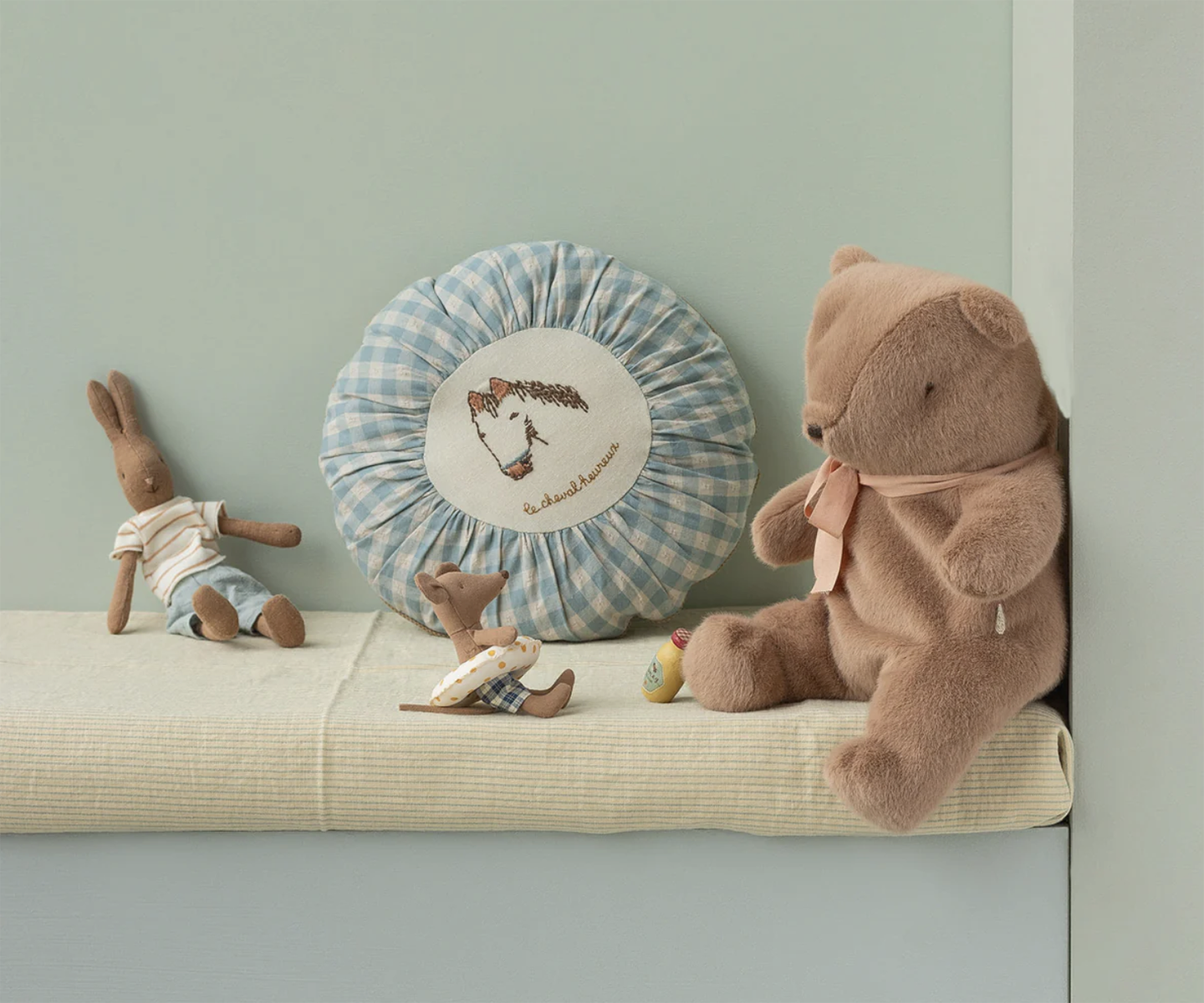 Maileg Teddy Plush, Medium - Soft Brown