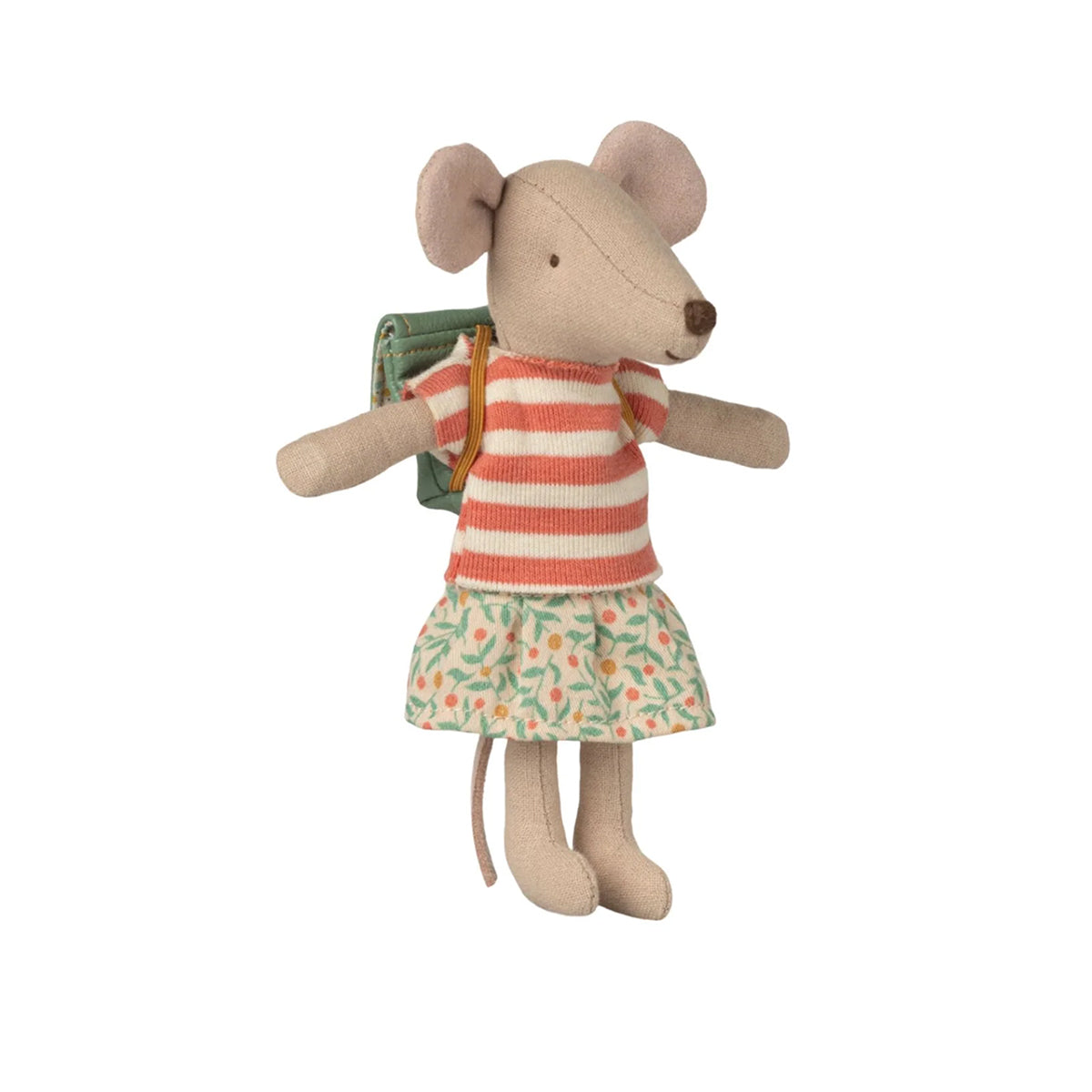 Maileg Clothes and Bag, Big Sister Mouse - Green