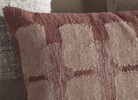 Nkuku Akki Wool and Cotton Cushion Cover - Dusty Pink