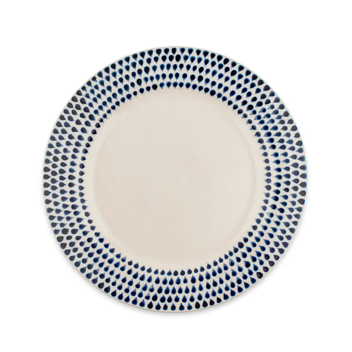 Nkuku Indigo Drop Dinner Plate