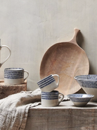 Nkuku Indigo Drop Dinner Plate