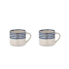 Nkuku Indigo Drop Mug, Set of 2 - Small