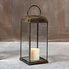 Nkuku Kaso Brass Lantern - Small