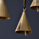Nkuku Manya Bell Baubles, Set of 3 - Brass