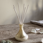 Nkuku Oakmoss & Rose Scented Reed Diffuser - Yellow