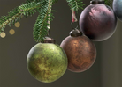 Nkuku Oko Baubles - Set of 4