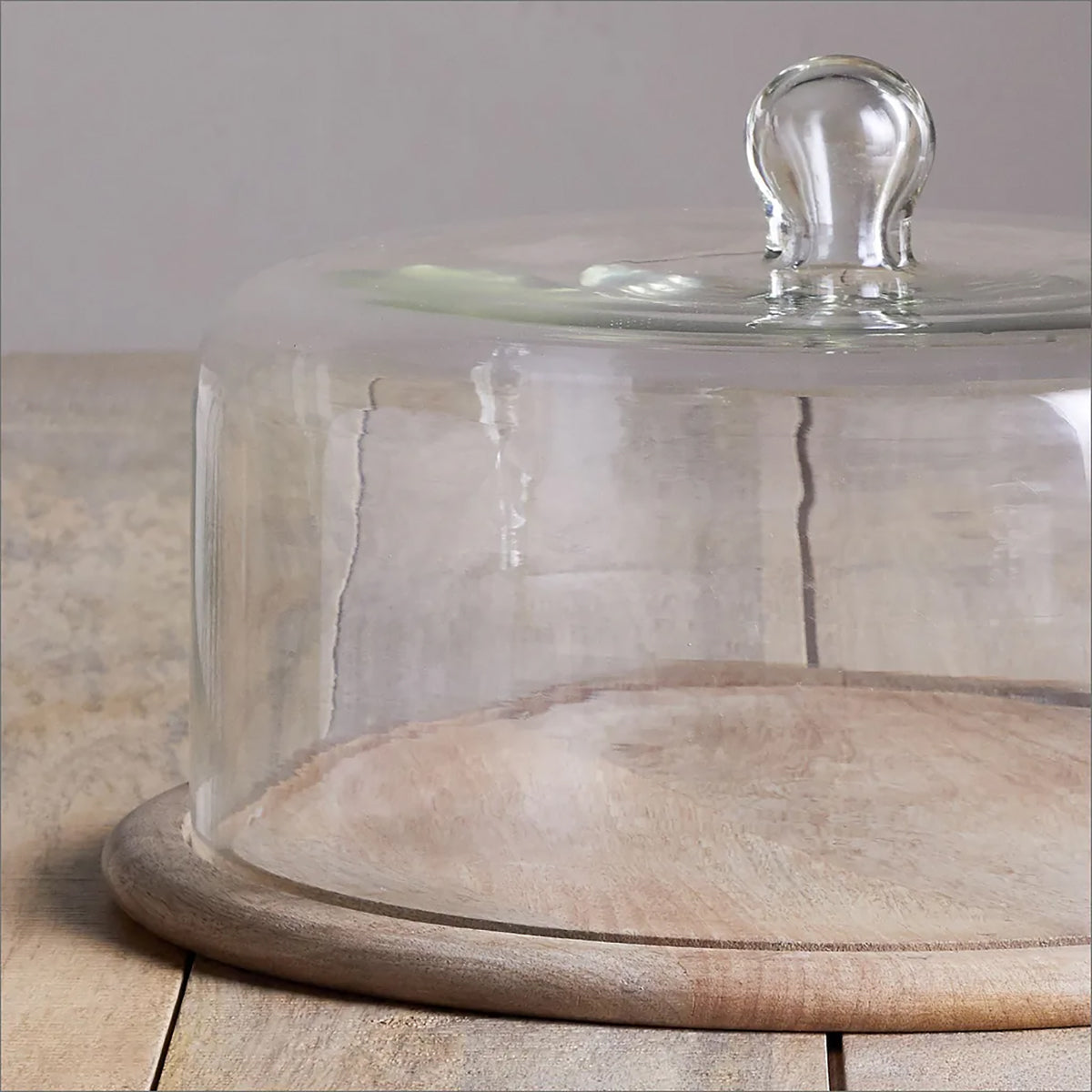 Nkuku Recycled Glass Cake Dome
